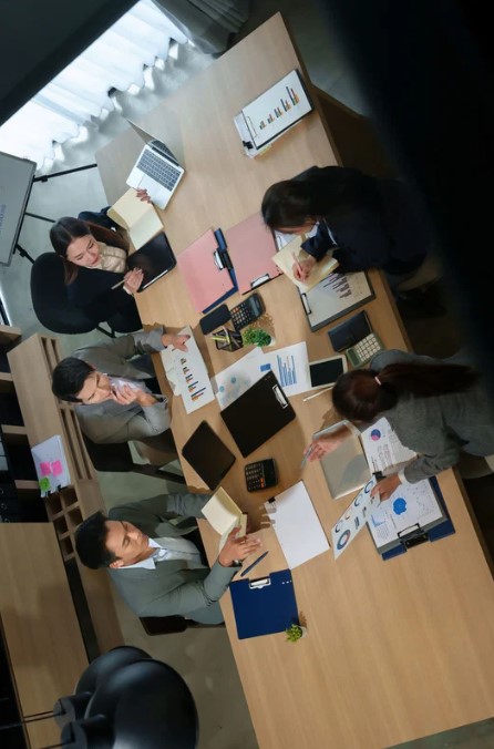 Meeting on the office Meeting on the office