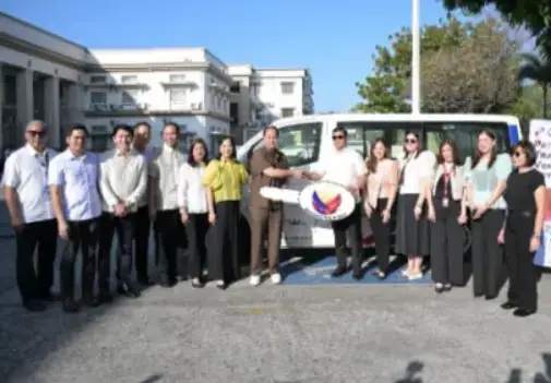 PAGCOR-Donated Patient Transport Vehicle Delivered